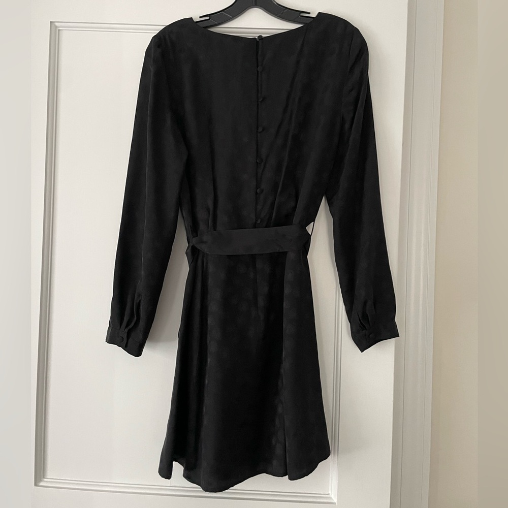 Sezane Black Silk Minidress - Picture 5 of 7